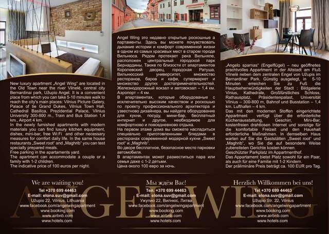Апартаменты Angel Wing Apartamentai Вильнюс-32